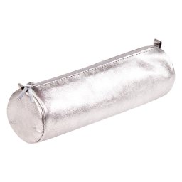 Penar cilindric din piele Cuirise, Clairefontaine - silver