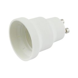 Adaptor E27 la soclu GU10, compatibil și sigur pentru iluminat.