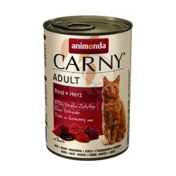 Animonda Cat Carny Adult, vită și inimă 200 g (83704)