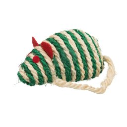 Trixie Jucarie Pentru Pisici, Șoricel din Sisal, Cu Clopotel 10 cm (TRX4074)