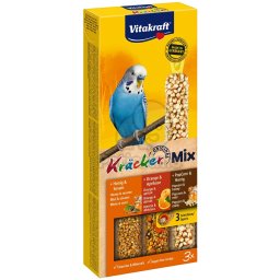 Vitakraft baton triplu cu miere/portocale/popcorn pentru perusi 3 buc