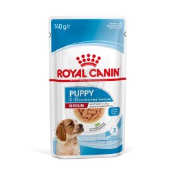 Hrana umedă Royal Canin Medium Puppy 10 x 140 g