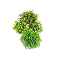 Flori Artificiale Buchet Funze Cu Bobite 10 Fire Legate