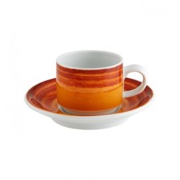 Set Serviciu Cafea Mandarin 85 ml – 6 Cești + 6 Farfurioare (12 Piese)