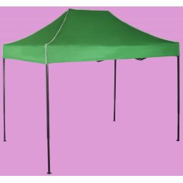 Pavilion de grădină 2x3m - din oțel, Verde, Fără pereţi laterali