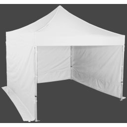 Pavilion de grădină 3x3m - din aluminiu hexagonal, Alb