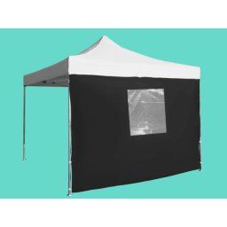 Perete lateral 3m cu fereastră, Negru