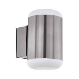 Eglo 97843 - Iluminat exterior MERLITO 1xE27/10W/230V IP44 crom mat