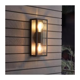 Eglo 98273 - Aplică perete exterior ALAMONTE 2xE27/60W/230V IP44