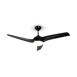 Klarstein Figo, ventilator de tavan, 52"(132 cm) Ø , putere: 55W, negru (VTS6-Figo-B)