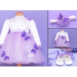 Set botez 3 piese Mauve Fly