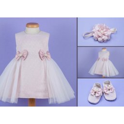 Set botez 3 piese Pink Opal