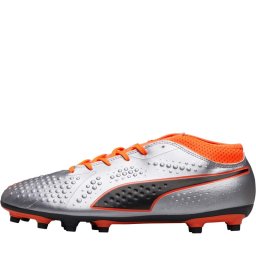 Puma One 4 Syn FG Puma Silver/Shocking Orange/Puma Black