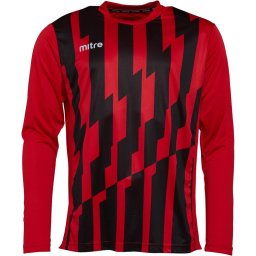 Mitre Fusion Match Jersey Scarlet/Black
