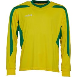 Mitre Frequency Match Jersey Yellow/Emerald