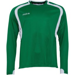 Mitre Pressure Match Jersey Emerald/White