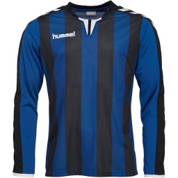 Hummel Striped Match Jersey II True Blue/Black
