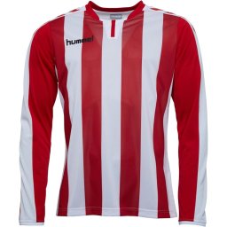 Hummel Striped Match Jersey II True Red/White