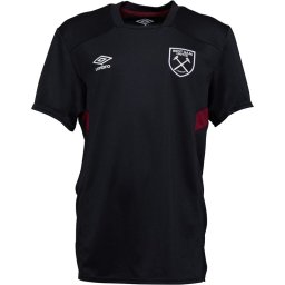 Umbro Junior WHUFC West Ham United Jersey Black/New Claret