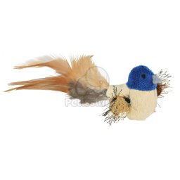 Trixie Jucărie pentru pisici pasăre de pluș Cu Pene 8 cm (TRX45765)