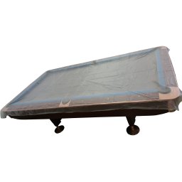 Husa masa biliard 8ft transparenta