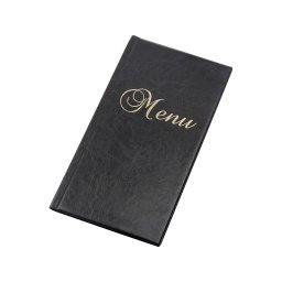 Mapa meniu 1/2 A4 Panta Plast, negru