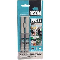 Adeziv pentru metal Bison Epoxy, 2x12ml, blister