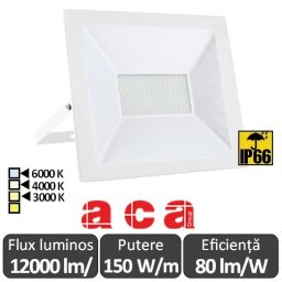 Aca Lighting - Proiector LED de Exterior 150W IP66 Alb/Negru