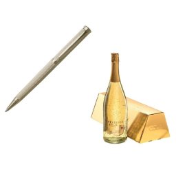 Celebrating Writing Set Pix Hugo Boss si Sampanie cu Foite de Aur