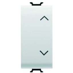 Buton cu revenire interblocat 1 modul Gewiss Chorus GW10140