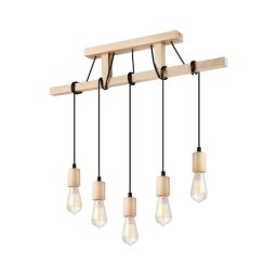 Candelabru pe cablu LEON 5xE27/60W/230V