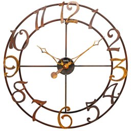 Ceas de perete din metal AMS diametru 60 cm, w9566