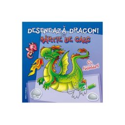 Deseneaza dragoni cu hartie de calc