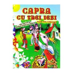 Capra cu trei iezi. Carte de colorat - Ion Creanga