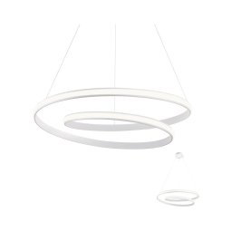 Redo 01-1795 - Lustră LED dimabilă suspendată pe cablu TORSION, 40 W, 230 V, albă