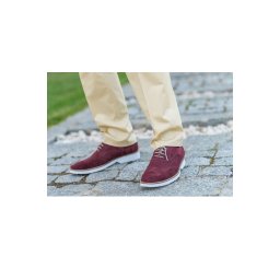 Pantofi Casual Gentlemen`s Corner - Brogue Bordeaux
