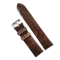Curea Ceas Piele Șarpe Veritabilă – Hand Made în România – 20, 22, 24mm