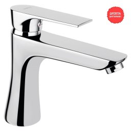 Baterie lavoar Ferro Square, cu ventil, cartus ceramic, Crom 5902194946636