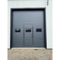 - Usa de garaj sectionala electrica Gri antracit 7016 L3000 x 2500H mm