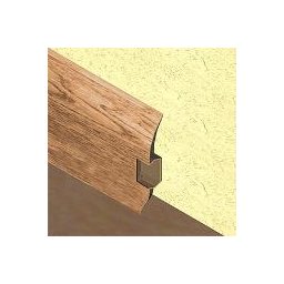 PBC605.128-Plinta pentru cabluri din PVC, 60x20 mm, 2,5 m lungime, culoare stejar country