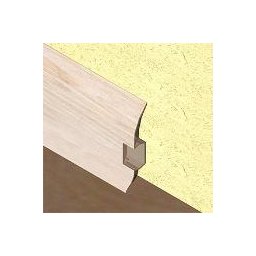 PBC605.122-Plinta pentru cabluri din PVC, 60x20 mm, 2,5 m lungime, culoare frasin deschis
