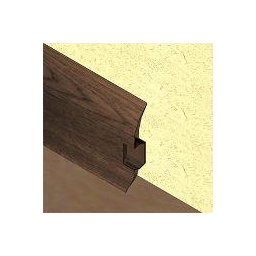 PBC605.120 -Plinta pentru cabluri din PVC, 60x20 mm, 2,5 m lungime, culoare stejar olive