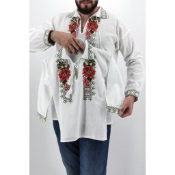 Set Traditional - Camasa Tata Camasa fiu Trandafir