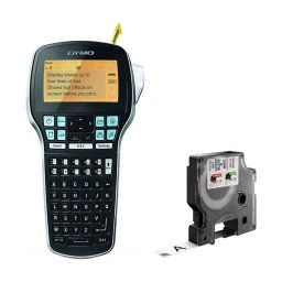 Kit imprimanta de etichete portabila DYMO LabelManager 420P cu tastatura ABC, conectare la PC, acumulator Li-Ion si adaptor pentru etichete de pana la 19 mm S0915440