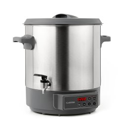 Klarstein Lady Marmalade, fierbător și aparat de conservare, recipient pentru băuturi, 27L, 100 ° C, 12h, oțel inoxidabil (FP14-LadyMarmalade)