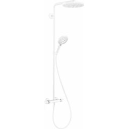 Sistem dus Hansgrohe Raindance Select S 240, baterie termostatata, alb mat -27633700