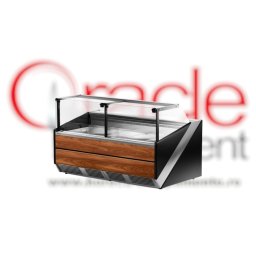 Vitrină frigorifică de expunere carne și mezeluri, L-X 197/120