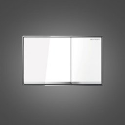 Clapeta cu actionare dubla Sigma60 Geberit sticla alba