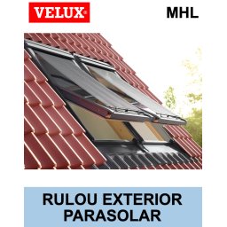Rulou exterior parasolar fereastra mansarda VELUX MHL