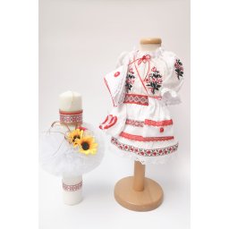 Set Traditional Botez - Costumas fetita Lumanare 3